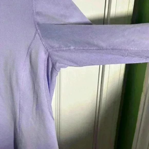 Brooks Dash Zip Up Running Pullover. Size Small, light lavender. - Picture 3 of 12